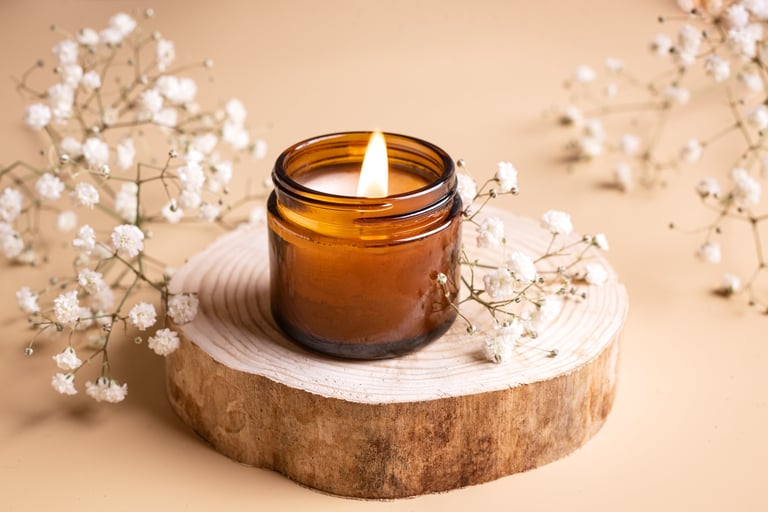 Świeca Sojowa Lawendowa Kraina